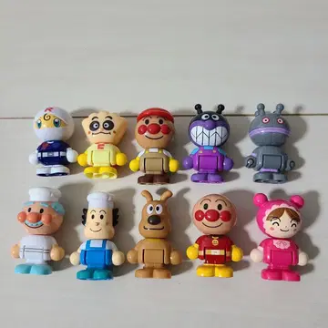 호빵맨 타운 인형 10개 세트