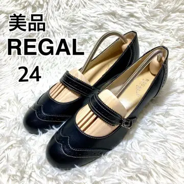 새상품급 REGAL 리갈 펌프스 가죽 멜리 제인 윙팁