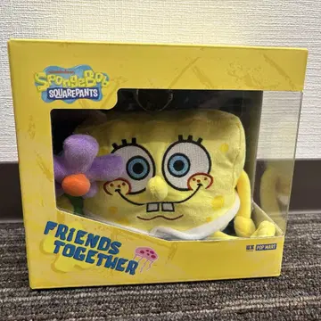 미사용 새상품 POPMART 스펀지밥 참 키링 매장 한정품