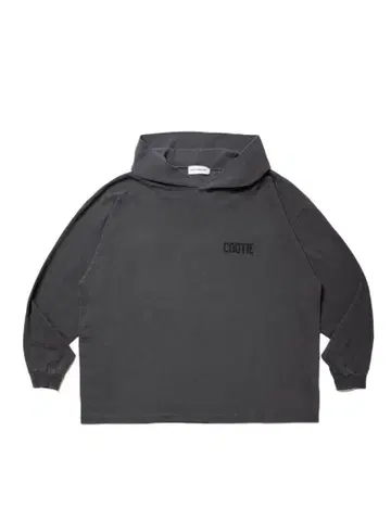 COOTIE 25ss PIGMENT DYED L/S HOODED TEE