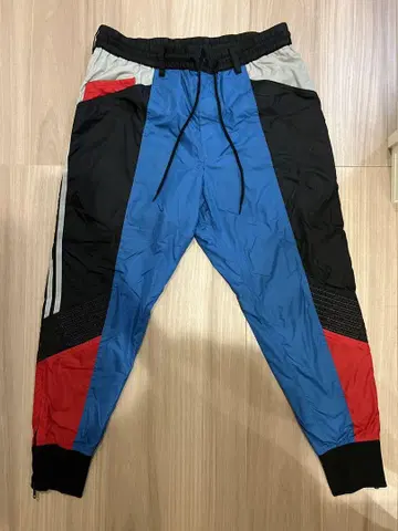Y-3 컬러 블록 쉘 나일론 트랙 팬츠