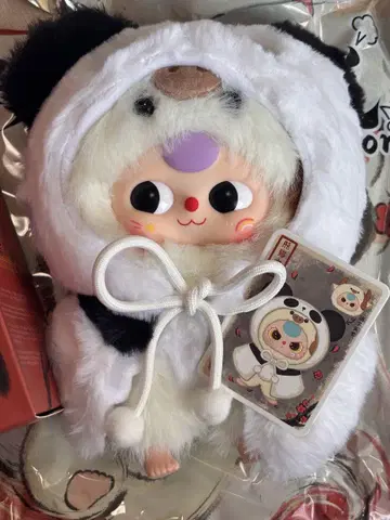 babythree 히어로 시리즈 소 팬더 봉제 인형