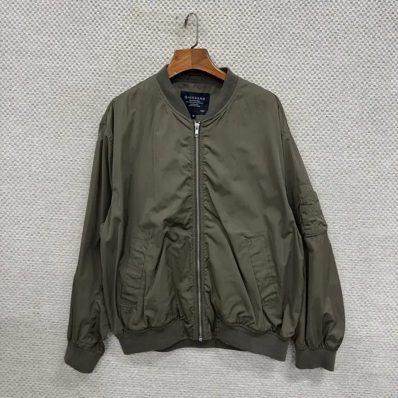 Giordano Khaki Blouson Field Jacket 95 M05005 #블루종,#지오다노 - Main Image