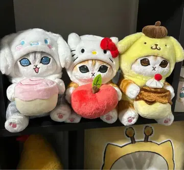 [ 24시간 이내 발송 ] mofusand x 산리오 봉제 인형s 3세트