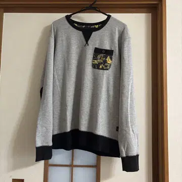 BILLABONG XL 긴팔 맨투맨 그레이/블랙