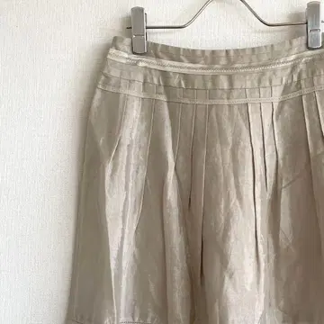 Body Dressing Deluxe 미디 스커트 플레어 마 혼방 심플