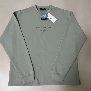 BEAMS 스모크 민트 맨투맨 S