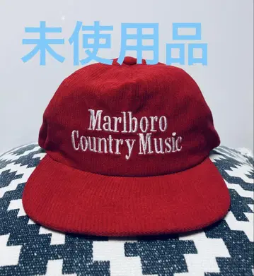 미사용품 MARLBORO EMBROIDERY CORDUROY CAP 2