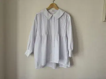 안민우 턱 블라우스 ( WHITE )
