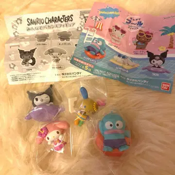 모두 함께 수영장 피규어, 모두 함께 바캉스 피규어 4개 세트