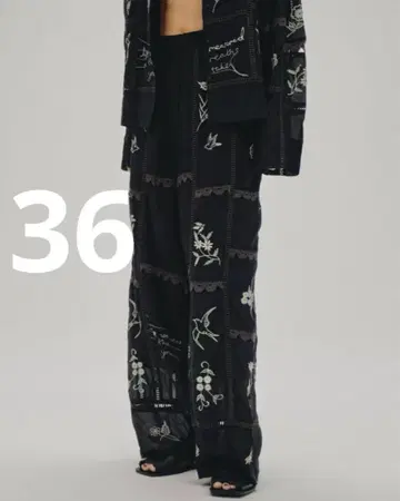 TODAYFUL Embroidery Patchwork Trousers