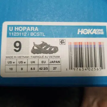 HOKA ONE ONE U HOPARA 샌들 9