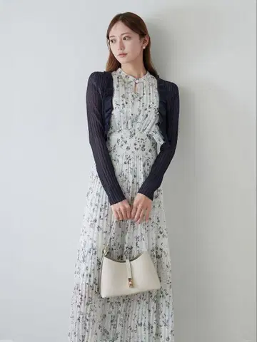 SNIDEL Sustainable 프릴 원피스