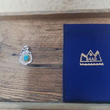 SAAD 터콰이즈 실버 펜던트 탑