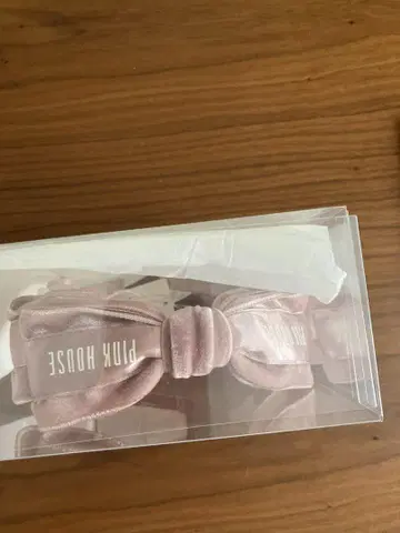 PINK HOUSE 벨벳 리본 헤어밴드