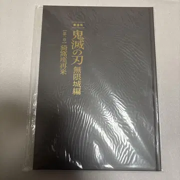 귀멸의 칼날 극장판 무한성편 제1장 아카자 재래 최초 한정판 팜플렛