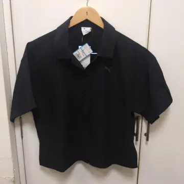 PUMA 블랙 반팔 셔츠 M