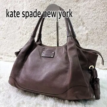 인기! Kate spade 가죽 핸드백 토트 주름 천연 가죽