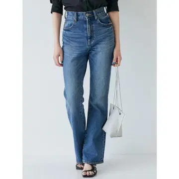 미사용 sizeS 하이웨스트 빈티지 플레어 데님 MURUA