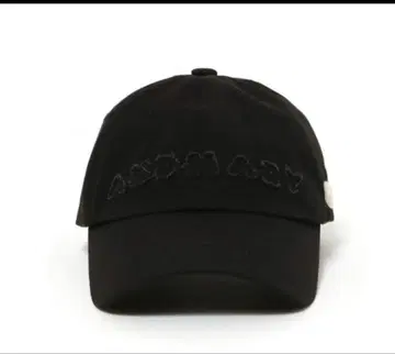 andmary Mary 로고 캡 블랙