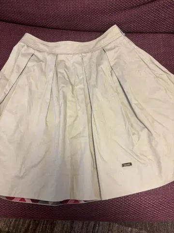 BLUE LABEL CRESTBRIDGE 플리츠 스커트 38 베이지