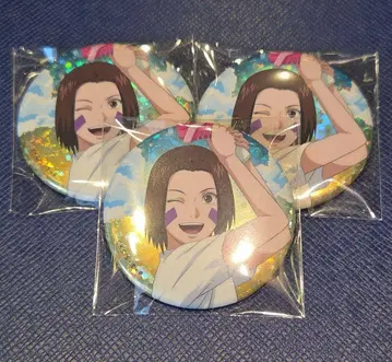 NARUTO 애니메이트 카페 린 캔뱃지 여름방학 아카페 3점
