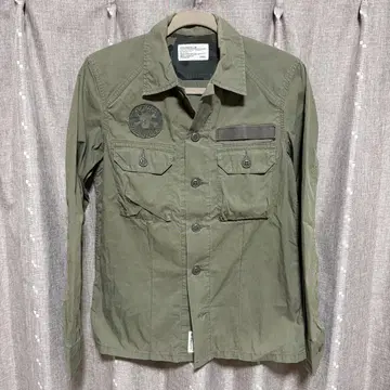 y091002 ALPHA INDUSTRIES 밀리터리 셔츠 스컬 S