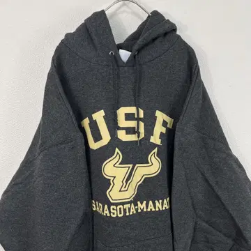USA 구제 의류 챔피온 champion 칼리지 후드티 그레이