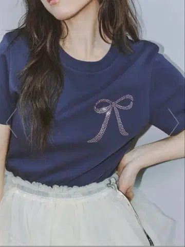 스나이델 SNIDEL ORGANICS 큐빅 티셔츠