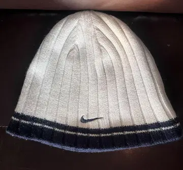 Nike 니트 모자 화이트 네이비