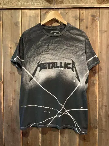 METALLICA 그래픽 T셔츠 M 블랙/그레이