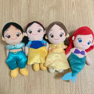 디즈니 빈즈 컬렉션 재스민 백설공주 벨 아리엘 봉제 인형