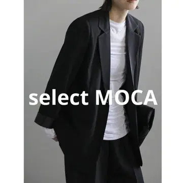 select MOCA 심플한 디자인 테일러드 자켓 블랙