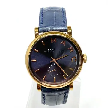 R7-1555 MARC JACOBS MBM1329 네이비 가죽 손목시계