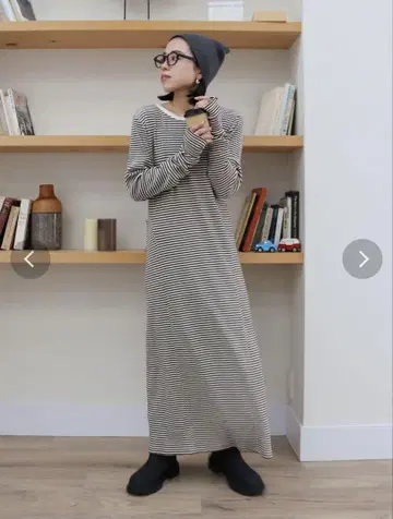 [ Ungrid ] 백 오픈 핏 컷 원피스