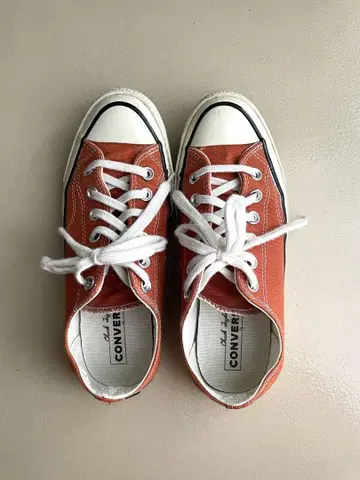 CONVERSE Chuck Taylor 오렌지 스니커즈 ct70