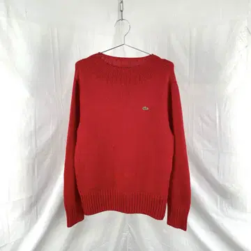 00s lacoste boatneck knit sweater used