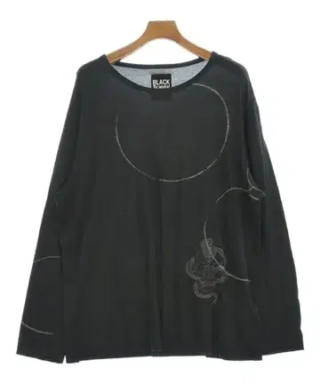 BLACK scandal yohji yamamoto 티셔츠 티셔츠 남성용