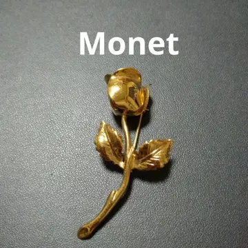 MONET 모네 브로치 빈티지 로즈