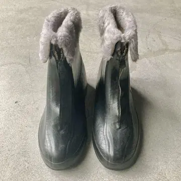 40s 러버 퍼 부츠 USA제 vintage