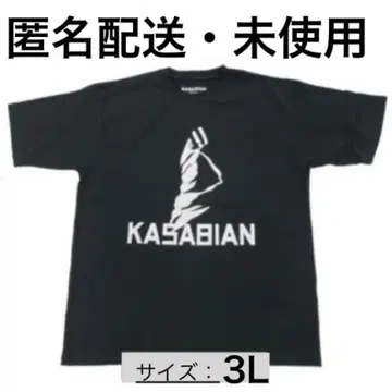 익명 3L 미사용 카사비안 블랙 티셔츠 KASABIAN 2XL 2004