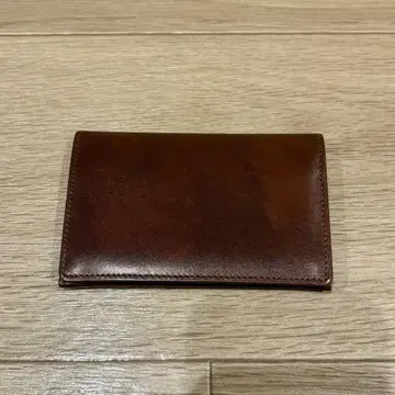 [ CYPRIS ] 시라사기 가죽 사사마치 명함지갑