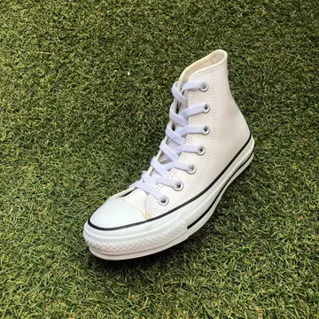 새상품급 22.5 converse 컨버스 가죽 올스타 하이 HB816