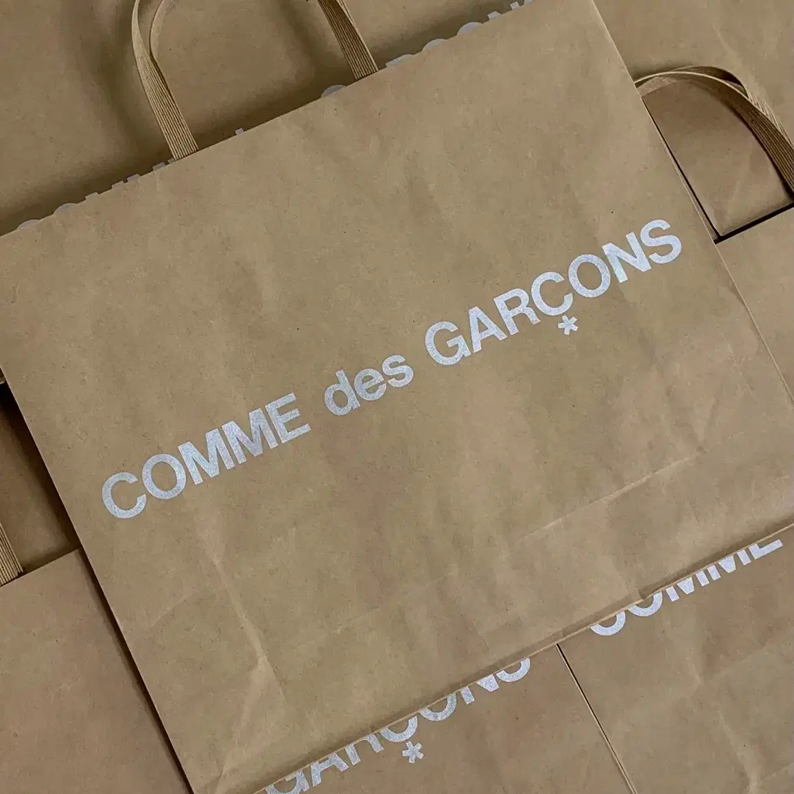 [쇼핑백O] 정품 플레이 꼼데가르송 롱슬리브 티셔츠 미개봉 새상품