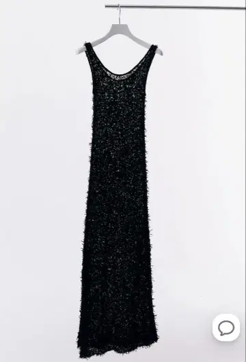 JOSE MOON PAPER RIBBON KNIT DRESS