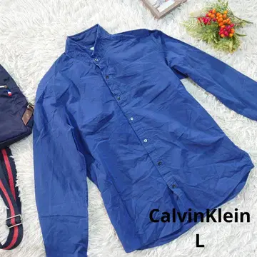 [CalvinKlein] 임페리얼 컬러 셔츠 (L) 네이비
