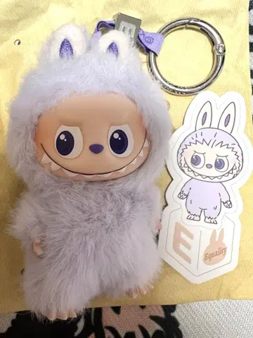 LABUBU PIN FOR LOVE 봉제 인형 펜던트 E