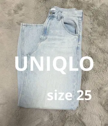 UNIQLO 배기 커브 청바지