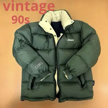 [ Bear USA ] 울트라 웜 눕시형 자수 로고 리버서블 다운 자켓