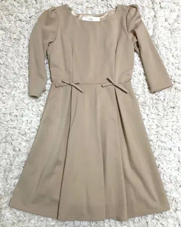 tocco closet 토코 클로젯 원피스 베이지 7부 소매